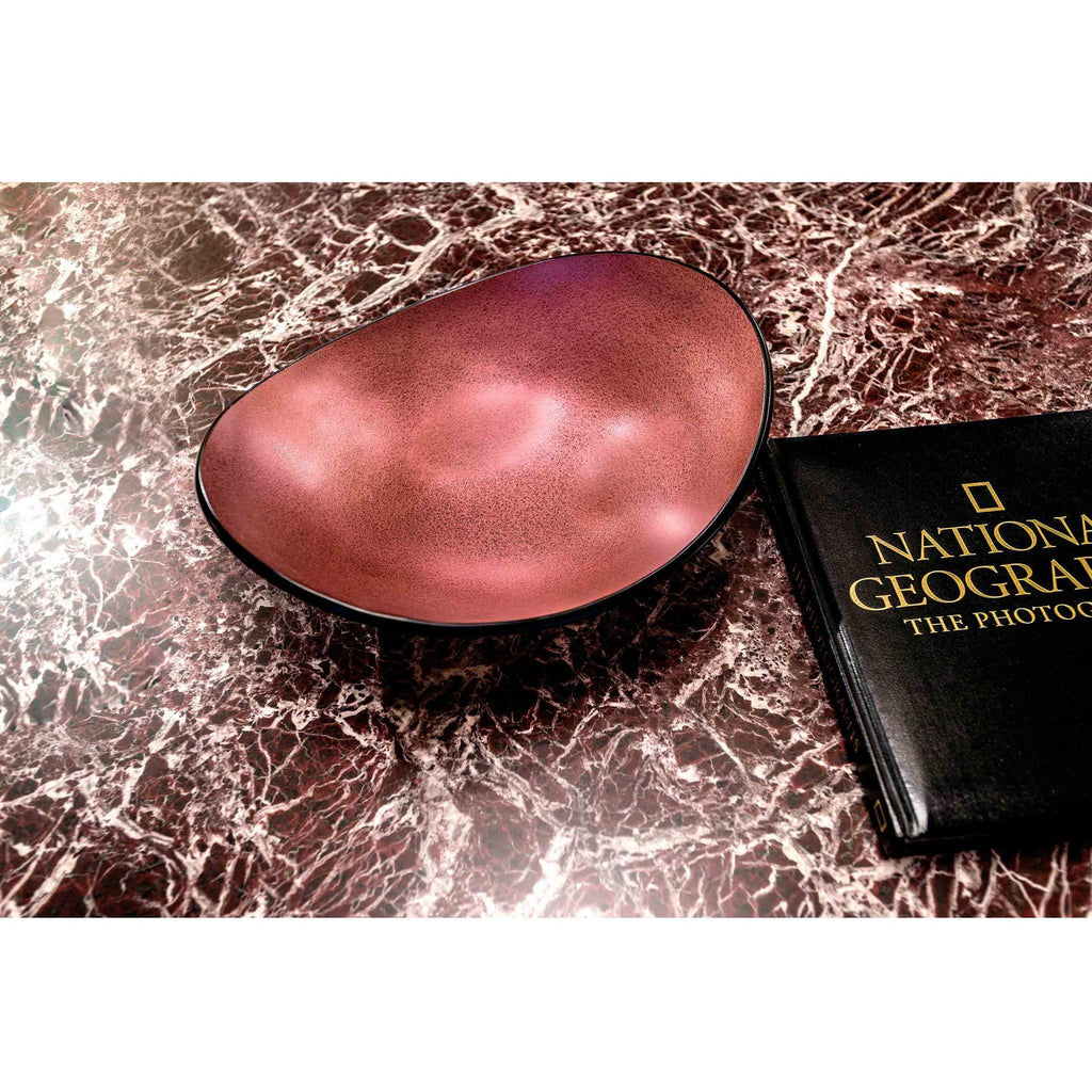 Obiect Decorativ Bowl Oval Rouge Gardeco